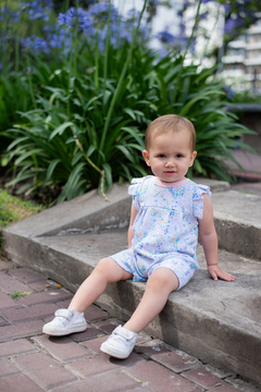 ENTERITO CON VOLADOS RAYADO ROSA - sassykids
