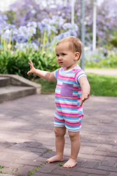 ENTERITO FELIPA RAYADO GRIS - comprar online