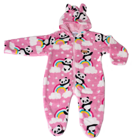 Astronauta Panda Rosa Polar Soft - comprar online
