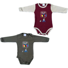 Pack x 6 Body Manga Larga Estampas Varias - comprar online