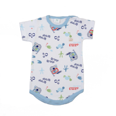 Body Frances Perro Acuatico Celeste