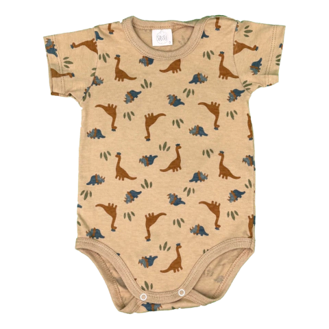 Body Frances Dino Cap Marron y Celeste