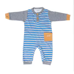 Enterito Con Puño Interlock Combinado Amarillo/Mostaza en internet