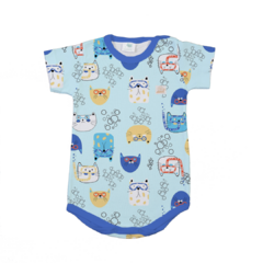 Body Frances Gatitos Grande Colores Varios