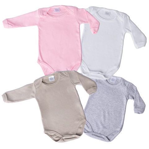 Pack x 4 Body Americano Nena Grande