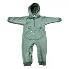 Enterito con puño frisa con bordado Nene/Unisex