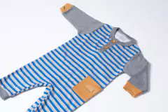 Enterito Con Puño Interlock Combinado Amarillo/Mostaza - comprar online