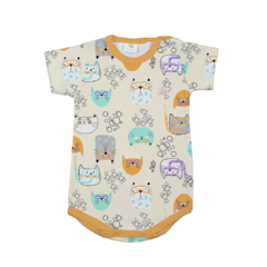 Body Frances Gatitos Mostaza