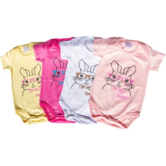 Body Manga Corta Conejita Anteojos - comprar online