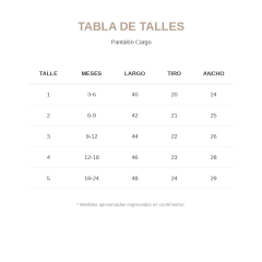 Pantalon Cargo Beige - comprar online
