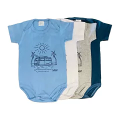 Pack x 3 Body Manga Corta Camioneta Surf Unisex - comprar online