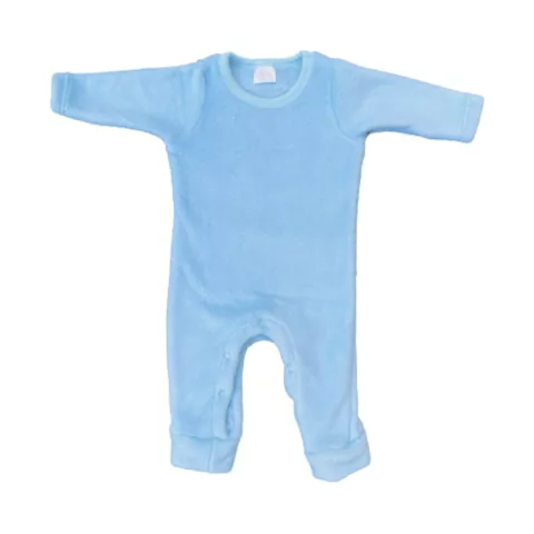 Enterito Con Puño Coral Fleece Turquesa