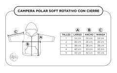 Campera Polar Azul Marino - tienda online
