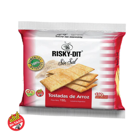 Tostadas De Arroz Sin Sal Risky Dit 150g