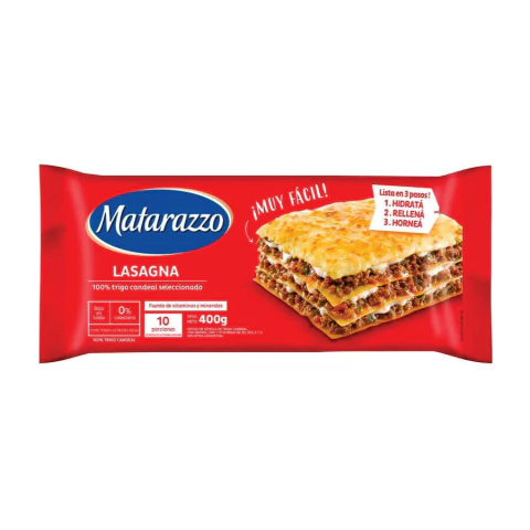Lasagna Matarazzo 400g - comprar online