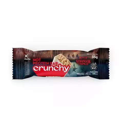 Not Protein Bar Crunchy Sabor PopCorn Notco 35g - comprar online