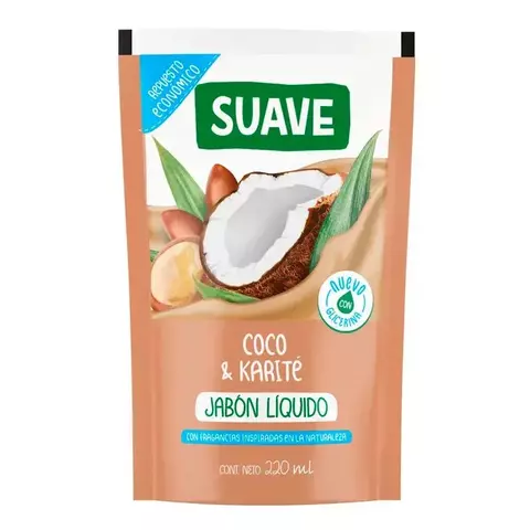 Jabon Liquido Coco & Karite Suave 220ml - comprar online