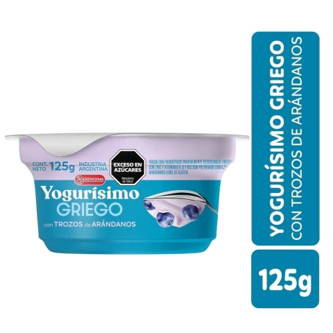 Yogurísimo Griego con arándanos 125gr 656541 - comprar online