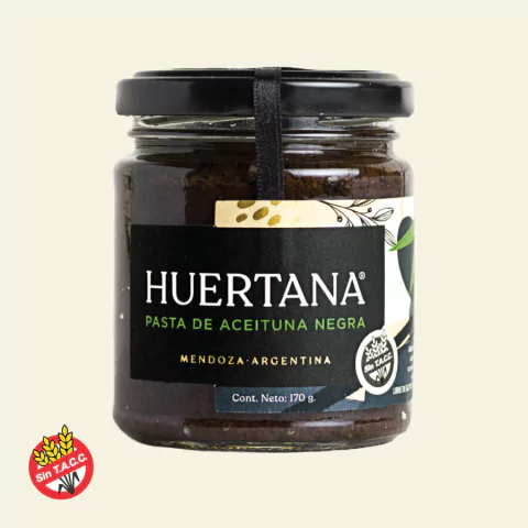 Pasta de aceituna negra Condimentada Huertana 170g