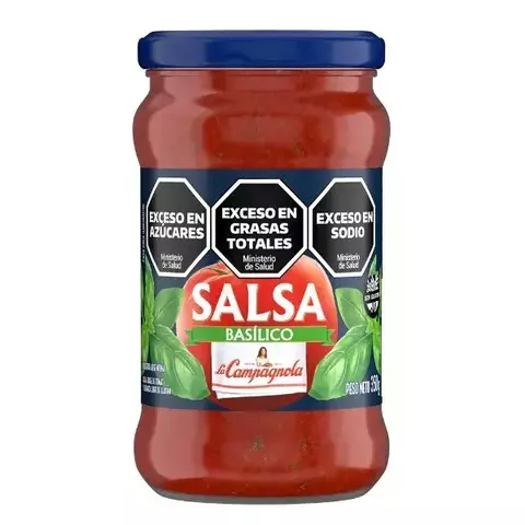 Salsa Albahaca Premium La Campagnola 350g - comprar online