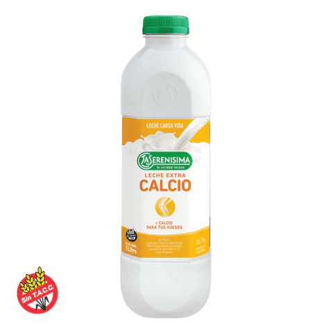 Leche Extra Calcio Fort. Con Vitaminas La Serenísima Botella Larga Vida 1 L 335900 - comprar online
