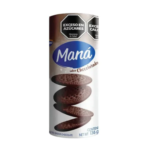 Galletitas Maná chocolatada 136gr.
