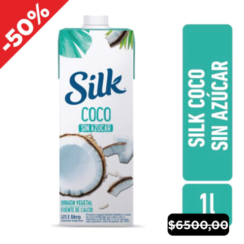 Bebida a base de coco s/azúcar Silk 1lt 966227 - comprar online