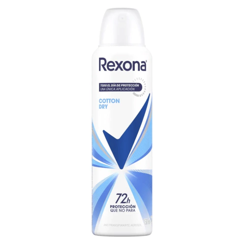 Desodorante Antitranspirante Rexona Cotton Dry Woman 150ml - comprar online