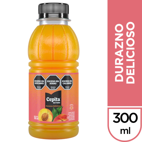 Jugo Cepita Durazno Botella 300ml