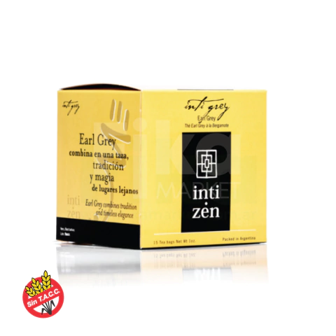 Infusión Inti Grey Té Te Negro Con Bergamota Inti Zen