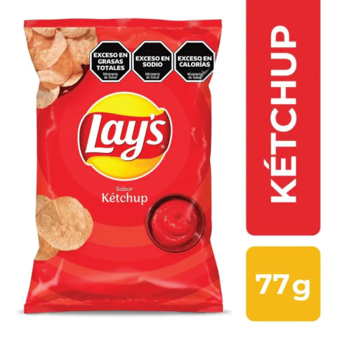 Papas Fritas Lays Ketchup 77g - comprar online