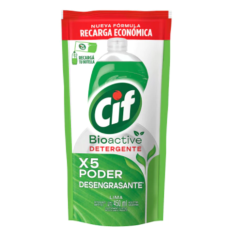 Cif Detergente Lima Recarga Económica 450ml - comprar online