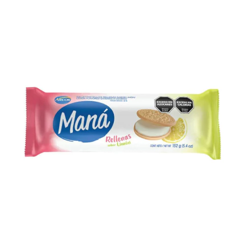 Galletitas Mana rellena limón 152g - comprar online