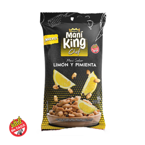Mani Sabor Limon Y Pimienta King 80g - comprar online