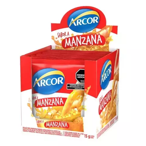 Jugo en Polvo Arcor sabor Manzana 15g x Unidad - comprar online
