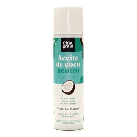 Aerosol Aceite de Coco Neutro Chia Graal 190 ml