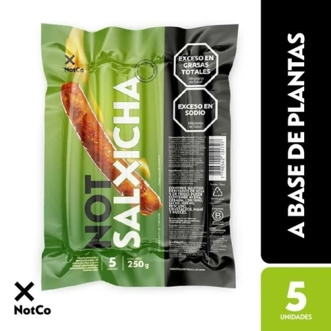 Not Salchicha Notco 250gr (5 Unid.) - comprar online
