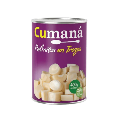 Palmitos en trozos Cumana 400g - comprar online