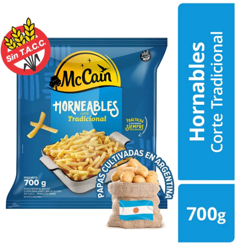 Papas Horneables Corte Tradicional Mccain 700g - comprar online