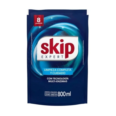 Jabón Líquido Skip Bio Enzimas 800 ml