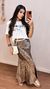 Saia animal print cetim na internet