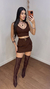 Conjunto de saia e cropped Keila - loja online