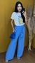 Calça pantalona elastec na cintura sirlene na internet