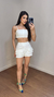 Conjunto de short e cropped amora - KL Store
