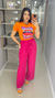 Calça pantalona elastec na cintura sirlene - loja online