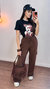 Calça moletinho mia - comprar online