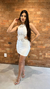 Vestido flor vazado naty - KL Store