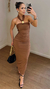Vestido amarraçao no pescoço debora - comprar online