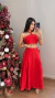 Conjunto saia midi botões e cropped eva na internet