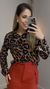 Camisa animal print natalia - comprar online